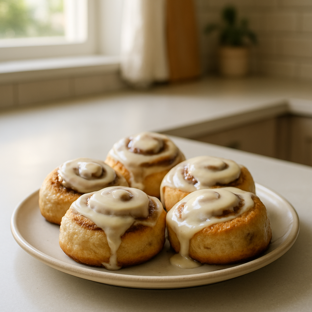 Small-Batch Toaster Oven Cinnamon Rolls