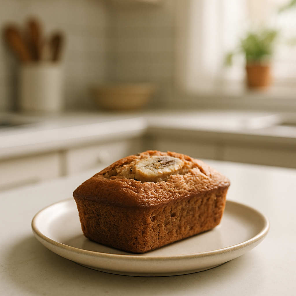 Toaster Oven Banana Bread Mini Loaf