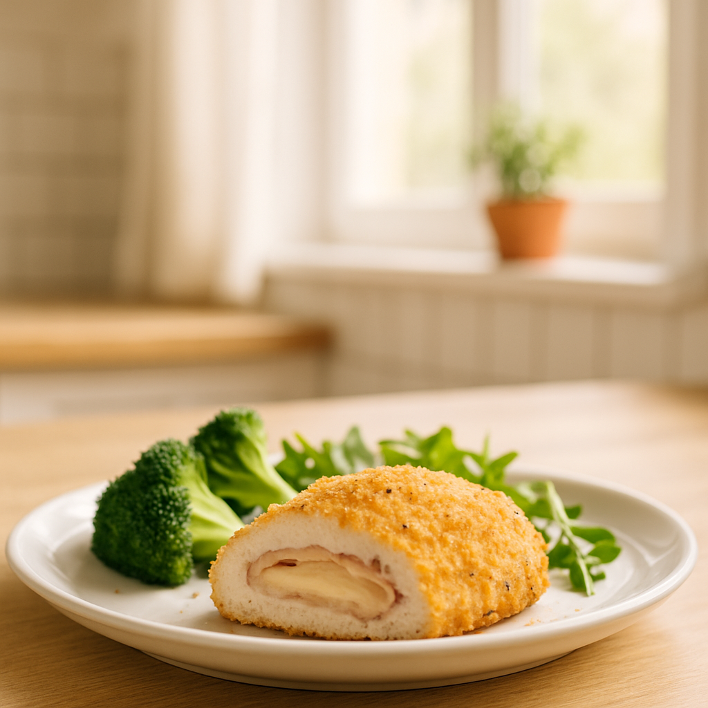 Toaster Oven Chicken Cordon Bleu
