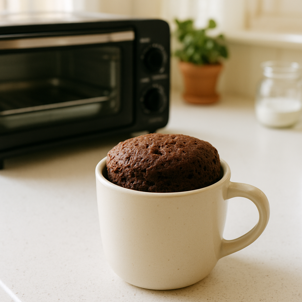 Toaster Oven Chocolate Mug Cake