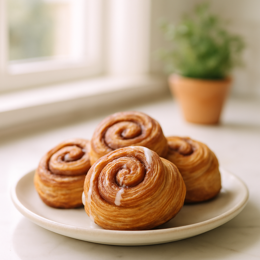 Toaster Oven Croissant Cinnamon Rolls