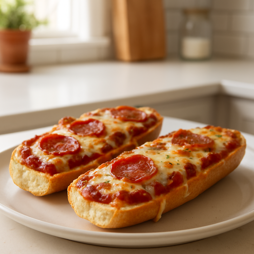 Toaster Oven French Bread Pizza