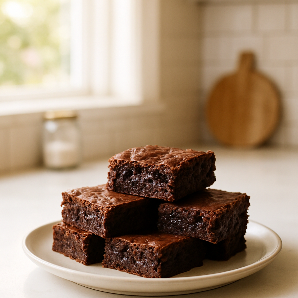 Toaster Oven Fudgy Brownies
