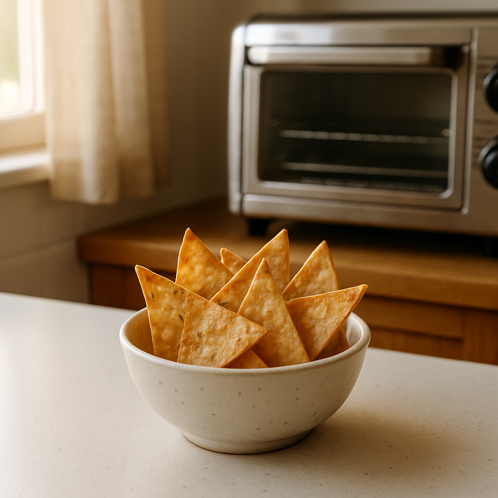 Toaster Oven Homemade Tortilla Chips