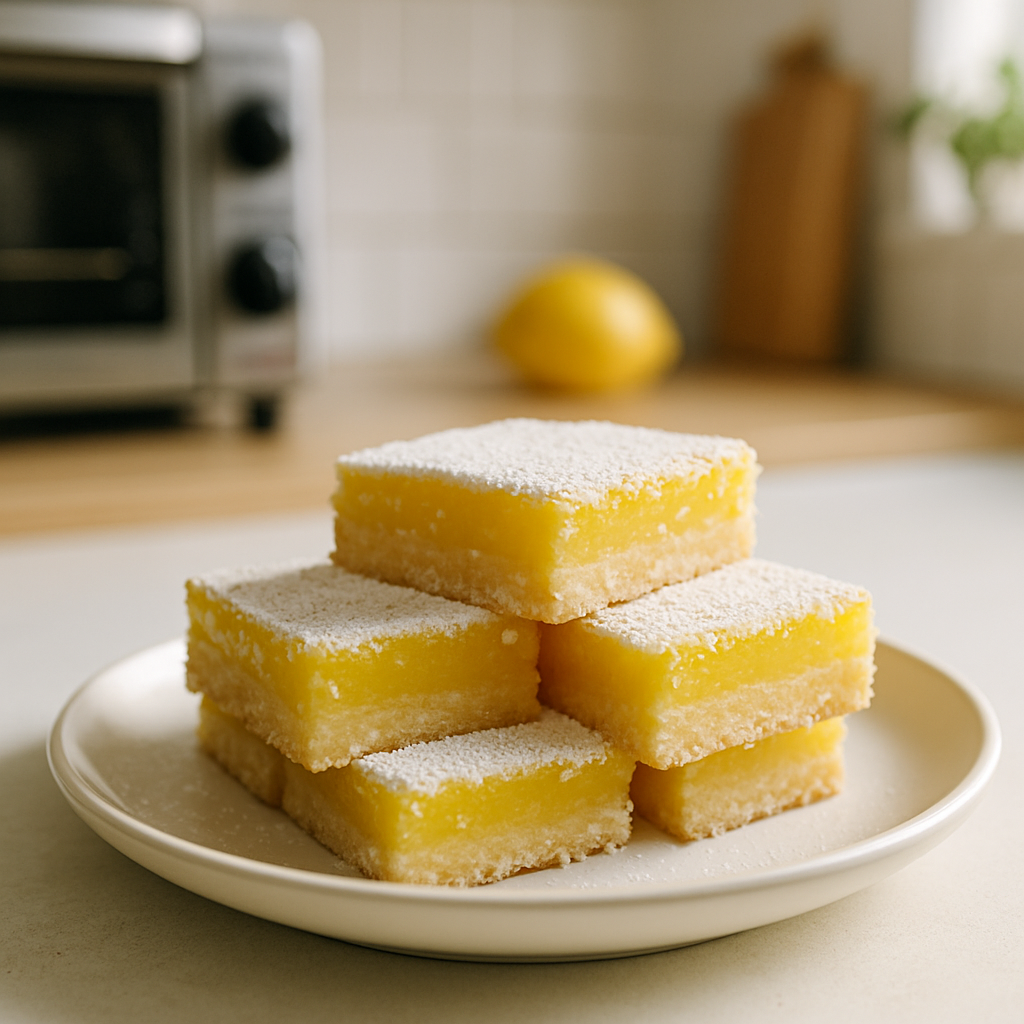 Toaster Oven Lemon Bars