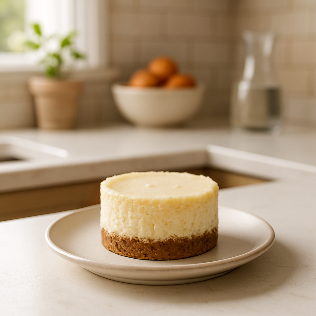 Toaster Oven Mini Cheesecake
