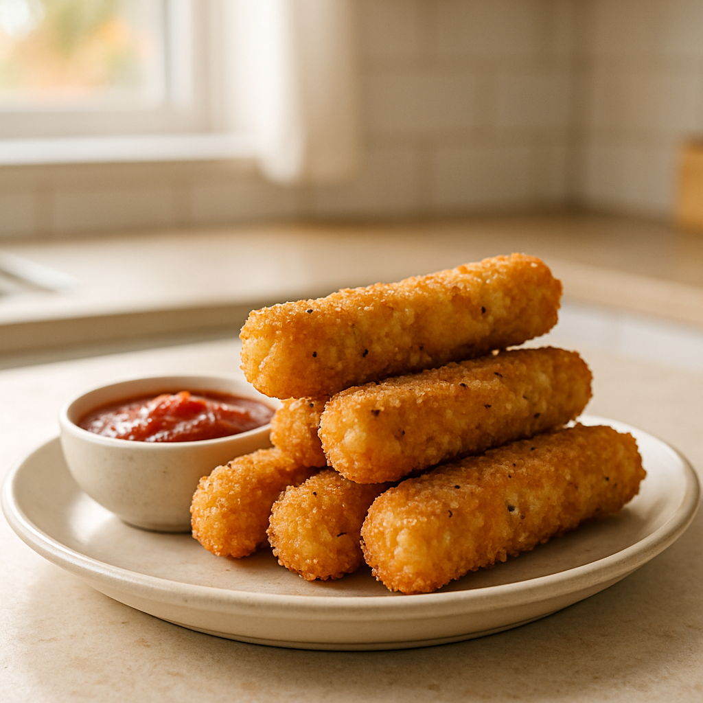 Toaster Oven Mozzarella Sticks