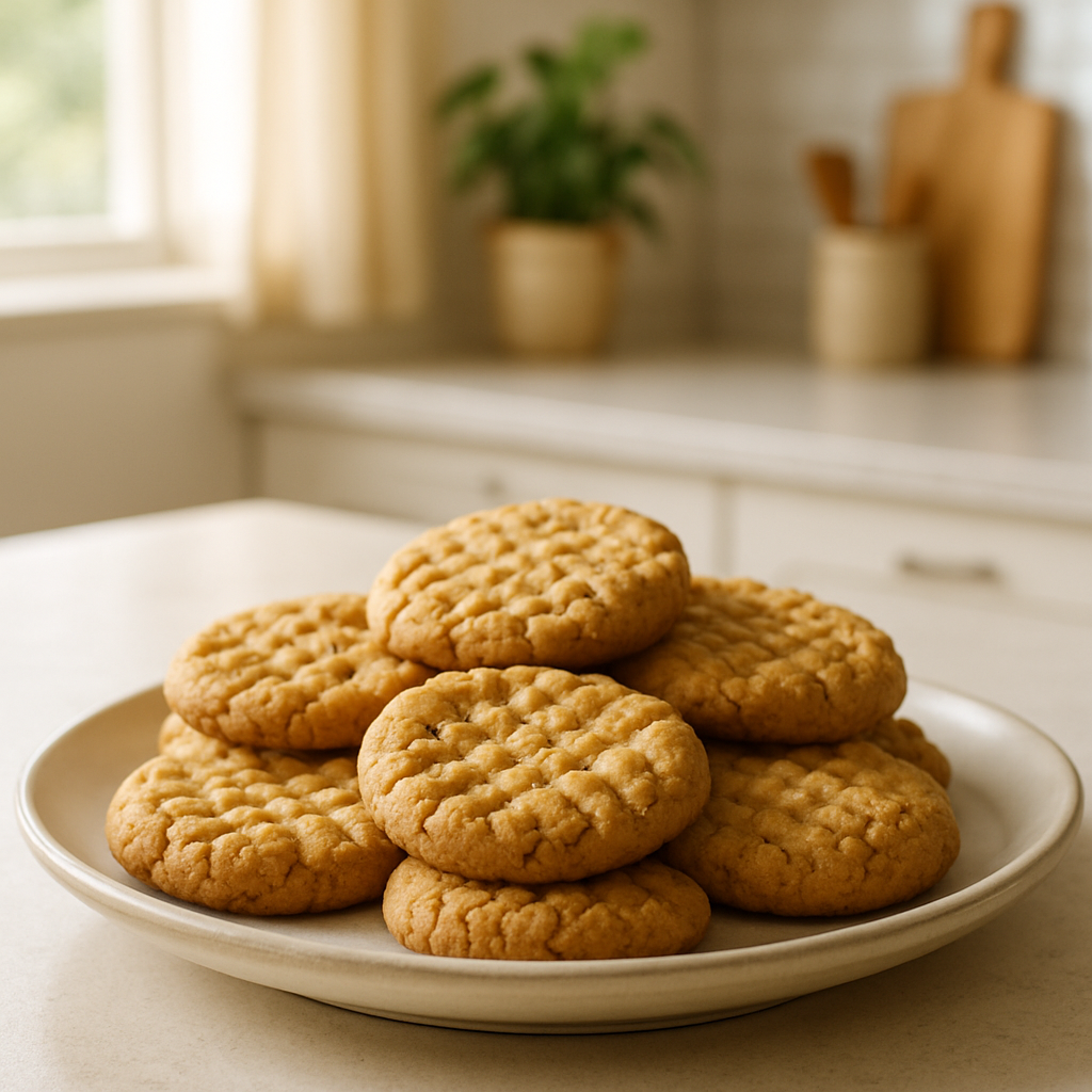 Toaster Oven Peanut Butter Cookies