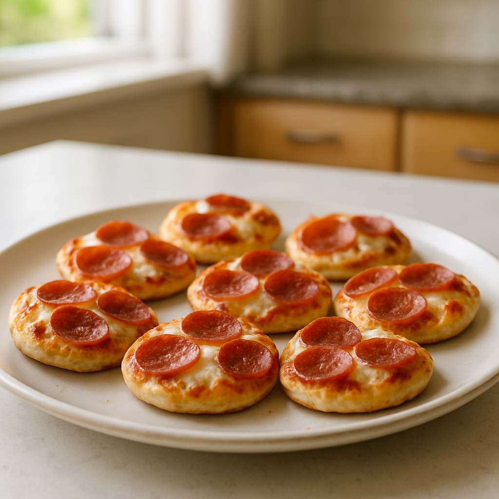 Toaster Oven Pepperoni Pizza Bites