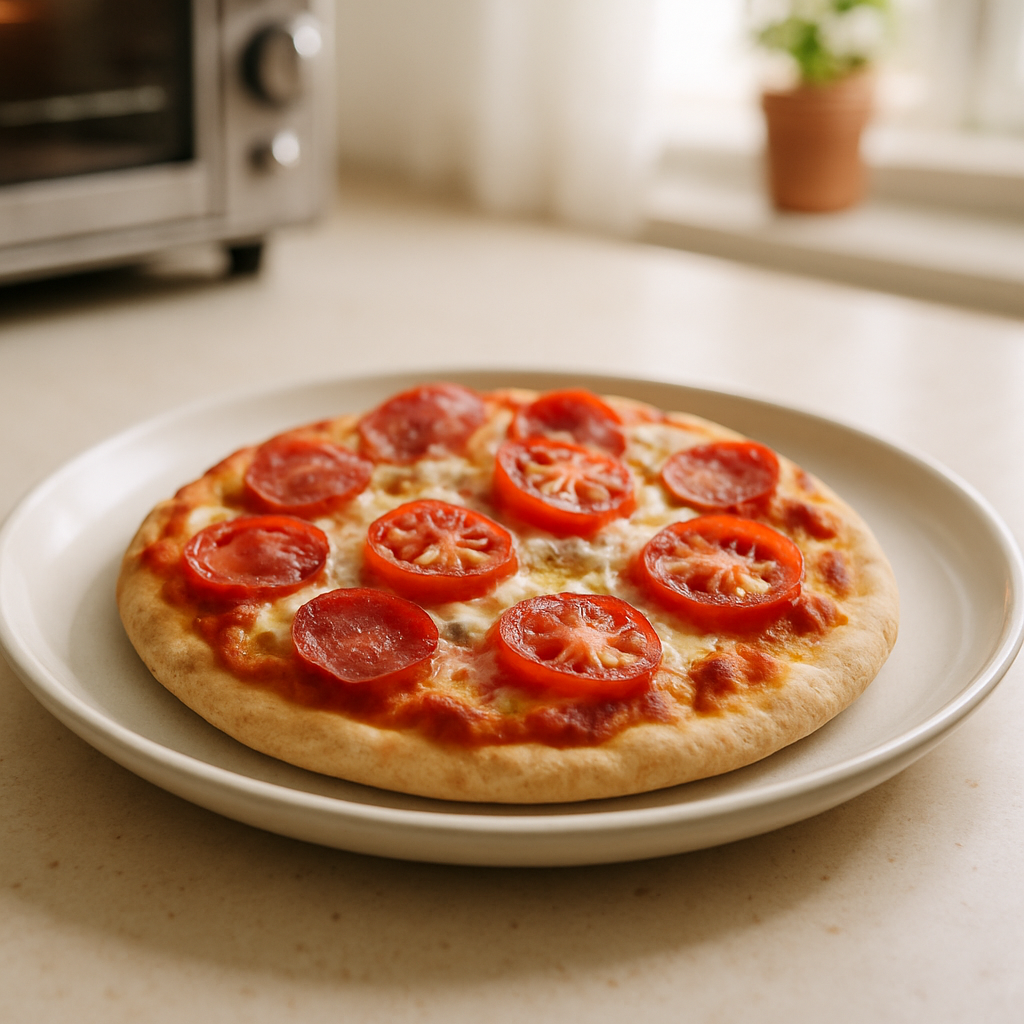 Toaster Oven Pita Pizza