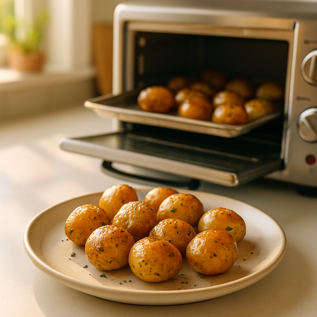 Toaster Oven Roasted Baby Potatoes
