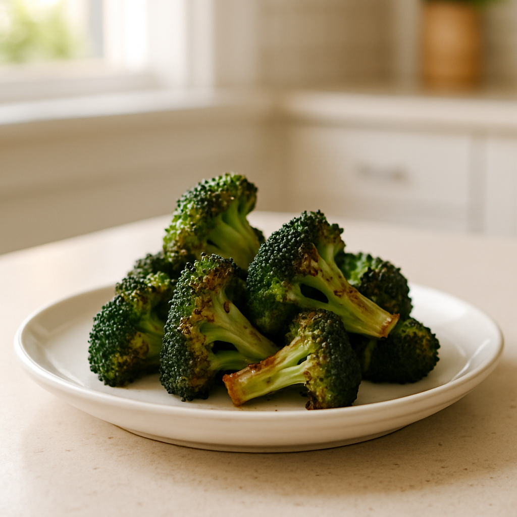 Toaster Oven Roasted Broccoli