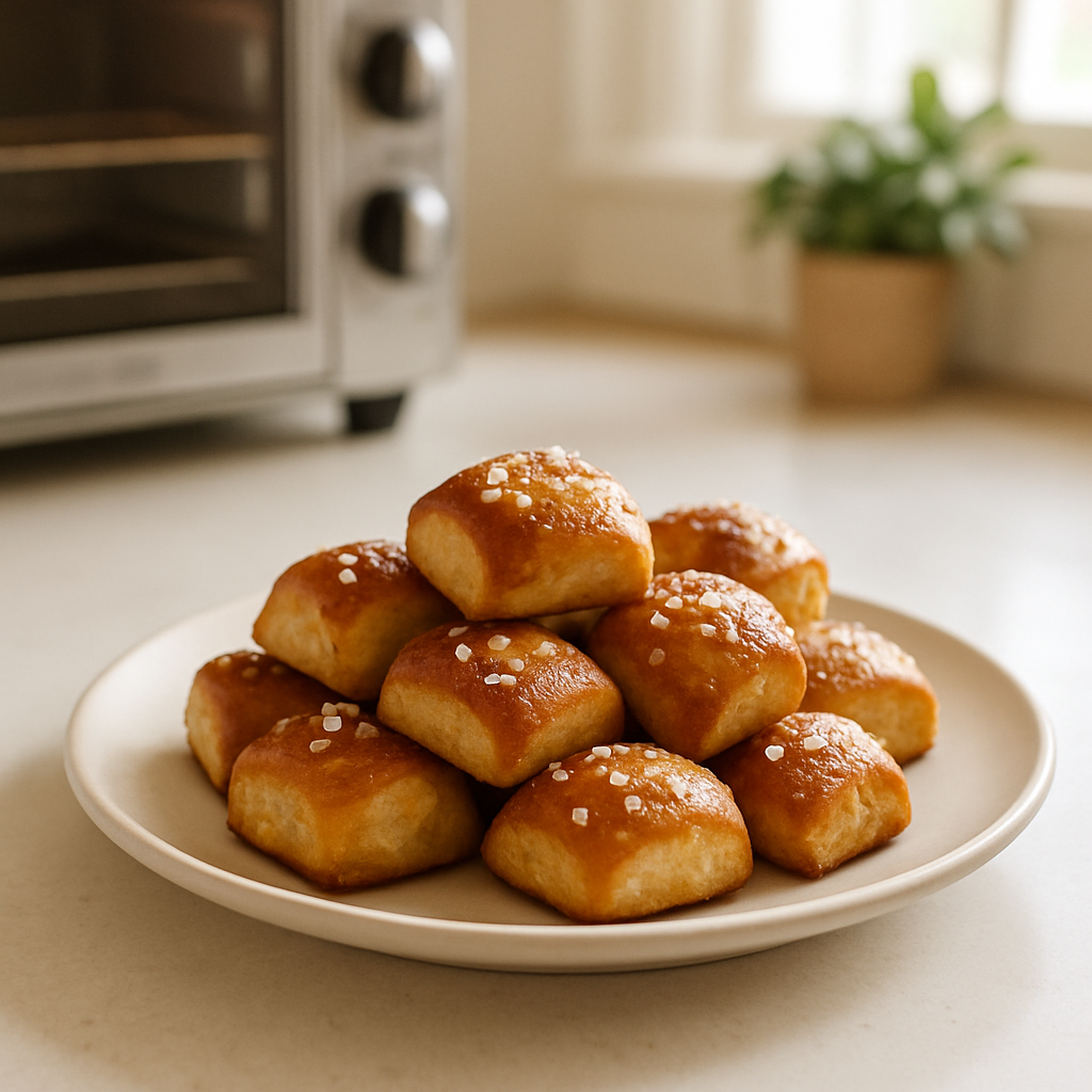 Toaster Oven Soft Pretzel Bites